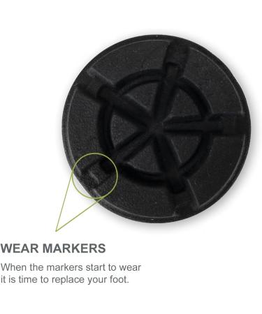 Shock Absorbing Oval Handle Telescopic Walking Stick | Enhance Safety & Comfort | Reduces Shocks & Improves Grip | Black - Buy Online on GoSupps.com