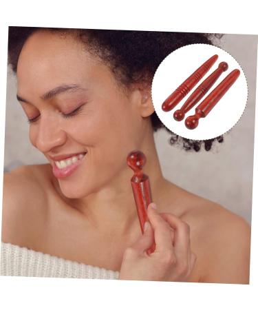 Buy Wofashpuret 3-Piece Acupressure Stick & Massage Pencil Set | Trigger Foot Massage Tools & Wooden Acupressure Bar for Relaxation - International Shipping - Buy Online on GoSupps.com