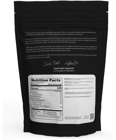 True Nutrition rBGH/Soy Free Whey Protein Isolate - 100% Grass Fed Vanilla Protein Powder (1 lb) - No Added Hormones or Antibiotics - Buy Online on GoSupps.com