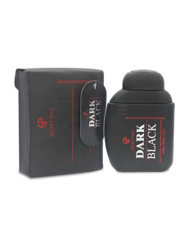 Dark Black Men's Perfume Intense & Mysterious Fragrance with Spicy Woody and Amber Notes Long-Lasting Bold Scent for Evening and Special Occasions Dark Black 3.4 Fl Oz (Pack of 1)