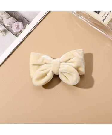 Vintage Duckbill Hairpin Set: 5 Plush Fashion Hair Bow Clips for Kids Simple Small Decorative Girls' Accessories - Buy Online on GoSupps.com
