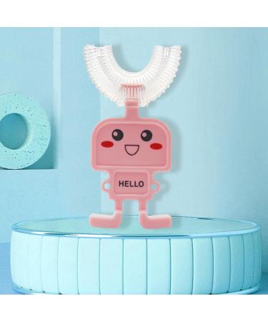 Kids U Shaped Toothbrush All Rounded Children U Shape Toothbrush 360Oral Teeth Cleaning Manual Training Tooth Brush Robot and Birds Toddler Toothbrush Age 2 to12 Mona43henry - Buy Online on GoSupps.com