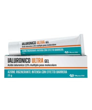 Marco Viti Marco Viti - Hyaluronic Ultra Gel 25 g Hyaluronic Acid 1.5% Deep Hydration and Protection Intense Regenerating Action Barrier Effect Against External Agents Light Texture