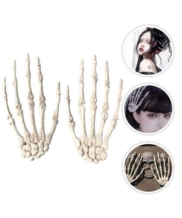 Shop Beaupretty Skull Bone Chip Straps Hair Clips | Halloween Skeleton Headgear Accessories - Buy Online on GoSupps.com
