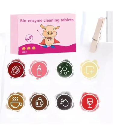 Multi-Functional Bio-Enzyme Cleaning Tablets Bio-Enzyme Explosive Salt Cleaner Dissolve Concentrated Tablets All Purpose Cleaning Tablets Powerful Stain Removing Bio-Enzyme Cleaning Tablets (3 Box) - Buy Online on GoSupps.com