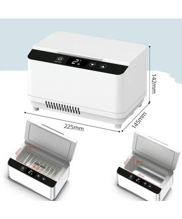Portable High-Capacity Insulin Refrigerator Double-Layer Refrigerator Small Medical Travel Refrigerator USB Display Screen LED Travel Box Medicine Refrigerator 2- 2*battery - Buy Online on GoSupps.com