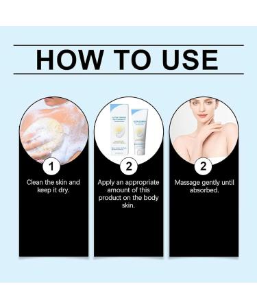 FLLUOUZH Firming Cream Ultra Firming Body Cream Professional Anti Aging Body Lotion Skin Firming and Tightening Reduce & Smooth Fine Lines Hydrates Dry Skin 3 PCS - Buy Online on GoSupps.com