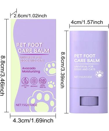 Dog Paw Rescue Balm Dog Paw Balm 15g Cracked Paws Moisturizer Leak Proof Dog Paw Protector for Hot Dressings Dog Paw Protection for Hot Dressings Dog Paw Lotion  - Buy Online on GoSupps.com