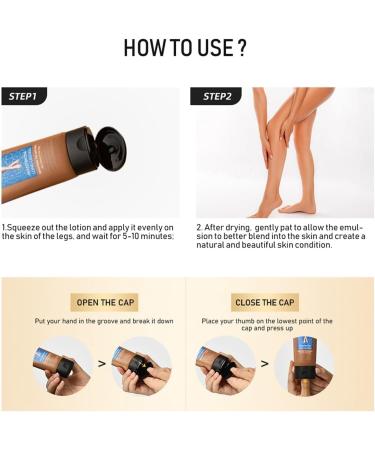 Body leg makeup lotion waterproof non-fading makeup Body concealer makeup Even skin tone body makeup lotion Body concealer and contour cream 2# - Buy Online on GoSupps.com