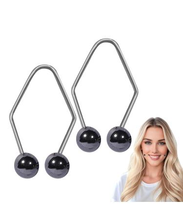 Dimple Maker Smile Face Trainer Dimple Maker with Beads Dimple Maker Beads for Women and Girls Dimple Trainer for Face Black