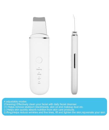 VOCOSTE Facial Scrubber Spatula Blackhead Remover - Skin Scraper Tool for Deep Cleansing | Water Mist Technology | White Gold - Buy Online on GoSupps.com