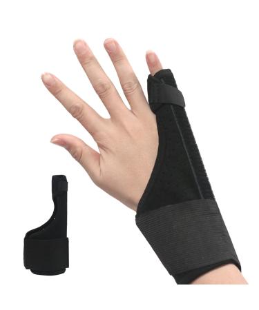 Jetisva Little Finger Splint Pinky Trigger Finger Splint for Arthritis Breathable Finger Splints for Broken Finger Support Finger Brace for Left Right Hand Carpal Tunnel Tendonitis Pain Relief