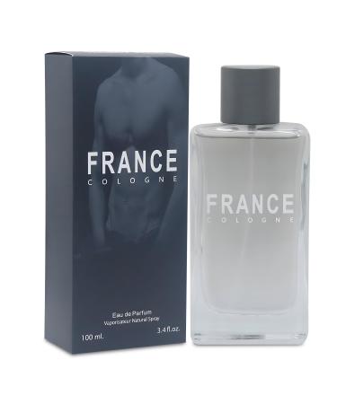 France Men's Cologne Long Lasting Romatic Scent with a Modern Twist Perfume for Men 3.4Fl Oz Eau de Toilette for Refined Occasions France 3.4 Fl Oz (Pack of 1)