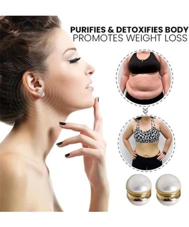 Elegance Lymphvity Magnetherapy White Onyx Earrings Lymphatic Drainage Therapeutic Magnetic Ear Ornament Non Piercing Magnetic Acupressure Earrings Magnetic Therapy Earrings (2 Pcs) - Buy Online on GoSupps.com
