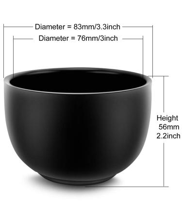 Mysterious Black Men's Wet Shaving Kit - Deluxe Grooming Set with Heavyweight Brush, Razor Stand, and Stainless Steel Soap Bowl - Buy Online on GoSupps.com