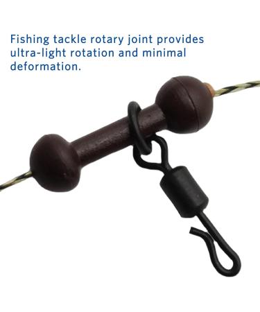 25 Fishing Vertebrae Clips - Q-Shaped Quick Change Plugs for Carp Fishing | International Shipping Available - Buy Online on GoSupps.com