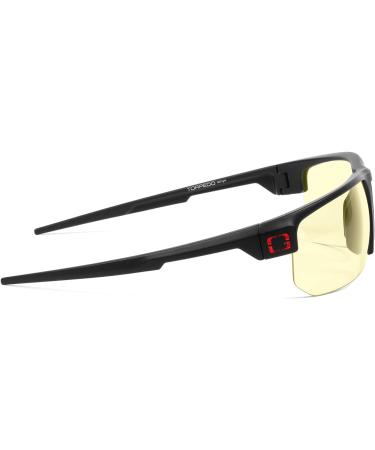 Gunnar Torpedo Gaming Glasses - Amber Lenses 65% Blue Light & 100% UV Protection - Premium Eye-Saving Blue Light Glasses for Reduced Eye Strain - Buy Online on GoSupps.com
