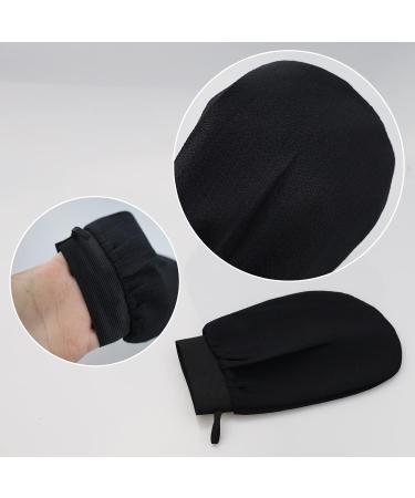 4 Pieces Black Deep Body Peeling Gloves - Dead Skin Remover for Men & Women | Exfoliating Shower Gloves - Buy Online on GoSupps.com