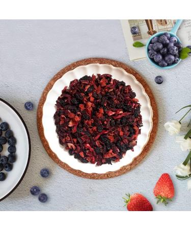 Plant Gift Currant Berries Blueberry Raspberry Tea Bags hibiscus tea bags Roselle Blueberries Grapes Raspberries Into Iced Tea & Hot Tea Oganic Fruit Herbal Tea 70G/2.5oz - Buy Online on GoSupps.com