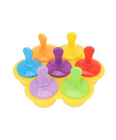 ZJchao Face Massage Ice Roller Massager Reusable Silicone Ice Tray Fine Lines Removal Facial Beauty Ice Roller Ice Roller Cold Care Tools (Yellow)