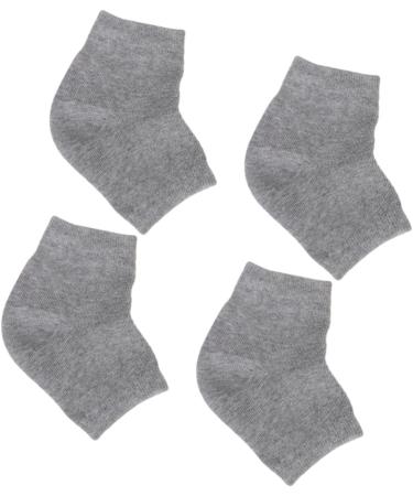 Healeved 6 Pairs Moisturizing Gel Socks Heel Sleeves Protectors Anti-Crack Socks Toeless Spa Socks Foot Socks Crack Heel Socks Spa Gel Socks Men and Women Pink Ordinary Casual Socks - Buy Online on GoSupps.com