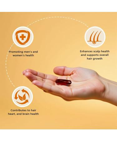 Ovela Pumpkin Seed Oil Capsules 2-in-1 Formula with Saw Palmetto for Hair Growth & Scalp Health | Cold-Pressed Rich in Fatty Acids | Supports Hair Heart Skin | Non-GMO | Gluten Free | 200 Softgels - Buy Online on GoSupps.com