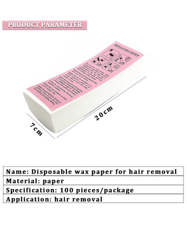 Disposable Hair Removal Paper - 100 Sheets 20x7 cm | Effective Waxing & Depilation Supplies - International Shipping Available! - Buy Online on GoSupps.com