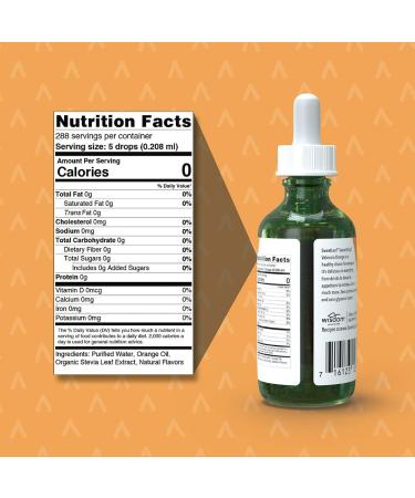 SweetLeaf Sweet Drops Valencia Orange Liquid Stevia Sweetener - Orange Stevia Drops  Zero Calories  Zero Sugar  Non-GMO  Gluten-Free  Keto Friendly  Flavor Drops Stevia - 2 Fl Oz - Buy Online on GoSupps.com