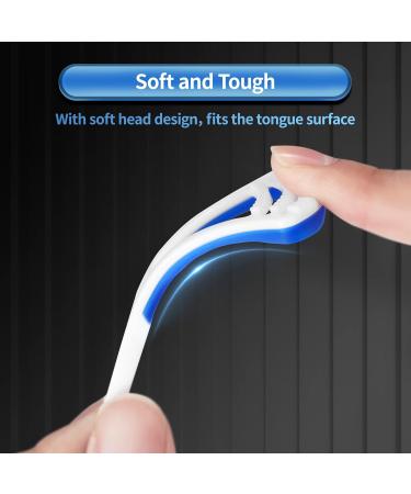 Annhua Tongue Cleaner Set - 4 Color Tongue Scrapers for Fresh Breath | International Shipping - Buy Online on GoSupps.com