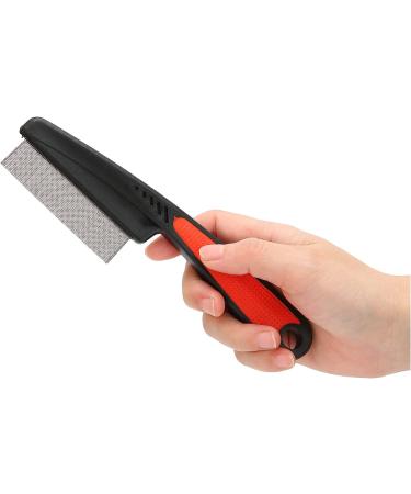 Flea Lice Comb - Stainless Steel Nit Removal Comb for Kids, Adults, Pets - Fine Tooth Grooming Comb with Metal Teeth - Buy Online on GoSupps.com