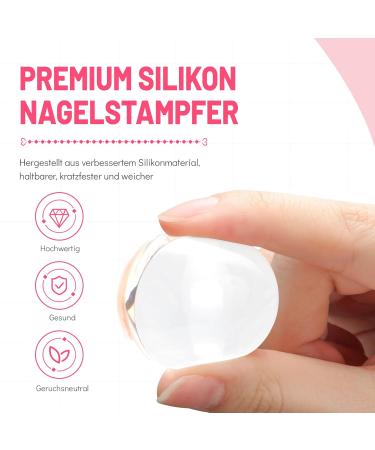 Aokitec French Tip Nails Stencil Kit - 4 PCs Nail Stamp for Long & Short Gel Nails - DIY Nail Art Accessories - Buy Online on GoSupps.com