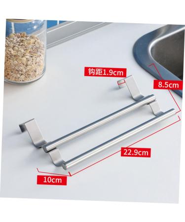 Angoily Towel Holder 3pcs Over The Cabinet Towel Hanger Over The Door Towel bar Stainless Steel Towel Hanger Bathroom mediumx3pcs As Shownx3pcs - Buy Online on GoSupps.com