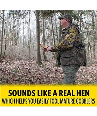 ESH Custom Calls Turkey Box Call - Wooden Gobbler Turkey Caller with Realistic Hen Sounds | Hunting Accessories for Beginner and Pro Hunters - Buy Online on GoSupps.com