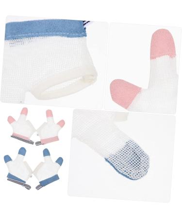 ibasenice 8 Pairs Ring Biting Gloves Baby Tools Nail Biting Gloves Toddler Tools Stop Thumb Sucking Thumb Guard for Thumb Sucking Stop Thumb Sucking for Toddlers Thumb Sucking Stop Glove Net As Shownx4pcs Sx4pcs - Buy Online on GoSupps.com