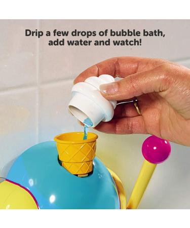 TOMY Toomies Foam Cone Factory Bath Toy | Ice Cream Bubble Maker for Kids | Water Play Toy for 18M, 2, 3, 4 Year Old Boys and Girls - Buy Online on GoSupps.com