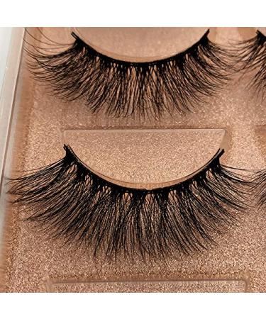 HBZGTLAD 5 Pairs Fluffy Faux Mink Strip 3D Lashes - Natural False Eyelashes for Stunning Eyes | International Shipping Available - Buy Online on GoSupps.com