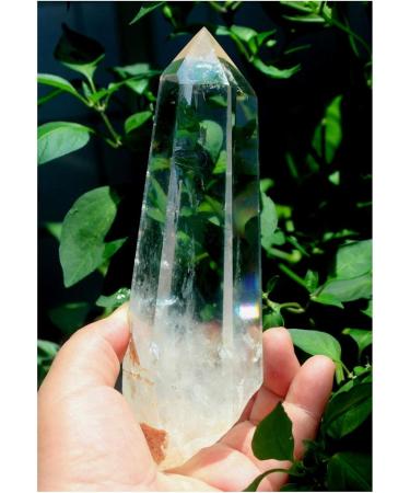 Natural Crystal Rough Quartz Natural Point Cluster Crystal Rough Large Clear Decoration (Size : 400-500g) - Buy Online on GoSupps.com