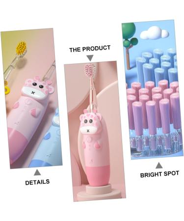 Children's Electric Toothbrush - Sonic Tooth Cleaner for Kids - Pink - 1 Set - Buy Online on GoSupps.com