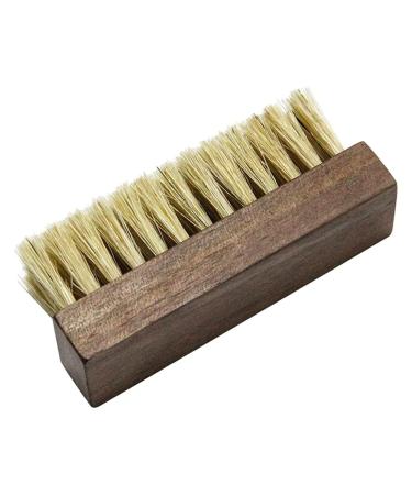 Shoe Brush Wooden Handle with Bristles Portable Shoe Polisher Shoe Polisher Shoe Polisher Brush Onecolor