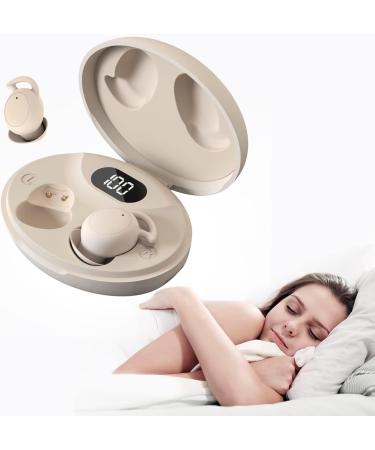 Yuanj Sleep Headphones Noise Cancelling Earbuds for Sleep - White