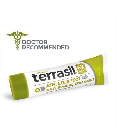 Terrasil Athlete's Foot Cream Treatment - Extra Strength Formula with Tea Tree Oil and Clotrimazole (25gm) - Buy Online on GoSupps.com