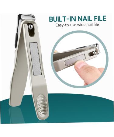 TOVINANNA Nail Clippers 360 Degree Rotary Stainless Steel Heavy Duty Nail Clippers for Thick Toenail Long Handle Nail Clippers Sturdy Sharp for Convenient Senior - Buy Online on GoSupps.com