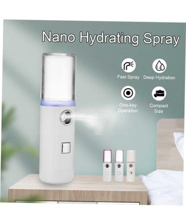 WOONEKY 1pc Sprayer Hydrating Humidifier Face Steamer Cleaner Mini USB Humidifier White - Buy Online on GoSupps.com