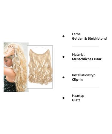 Shop Silk-Co Adjustable Rubber Band Hair Extensions - 50cm Golden & Bleaching Blonde | Invisible Cord Corrugated Synthetic Hair for Women - Buy Online on GoSupps.com
