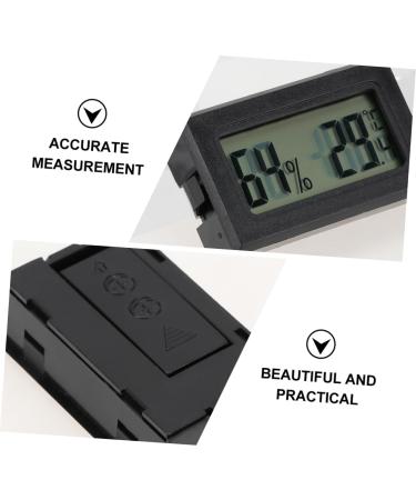 BESPORTBLE 2pcs Reptile Temperature and Humidity Meter Black 4.5X2.5cm - Buy Online on GoSupps.com