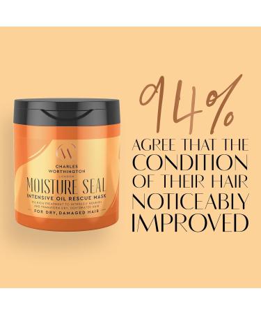 Charles Worthington Moisture Seal Intensive Oil Rescue - Nourishing Hair Mask for Dry & Frizzy Hair 160ml | Shop Internationally - Buy Online on GoSupps.com
