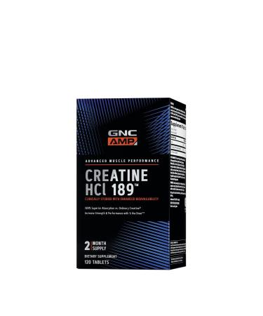 GNC AMP HCl 189, 120 Tablets 60 Servings (Pack of 1)