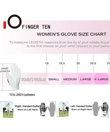 Buy Women s Leather Golf Gloves - Finger Ten Left & Right Hand with Ball Marker - Rain Grip - Perfect Fit M - Buy Online on GoSupps.com