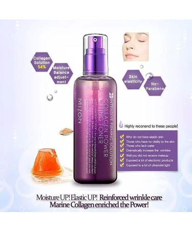  Mizon Collagen Power Lifting Toner (120ml) Facial Toner Long Lasting Moisturizing and Revitilizing Skin Booster Toner for Dry Rough and Aging Skin Korean Import - Buy Online on GoSupps.com