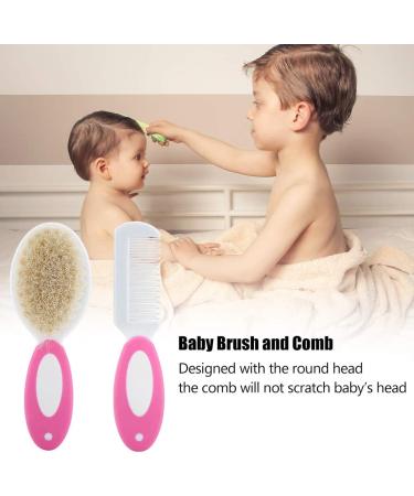 Lightweight Baby Brush Comb Set for Newborns and Toddlers - Red - Buy Online on GoSupps.com